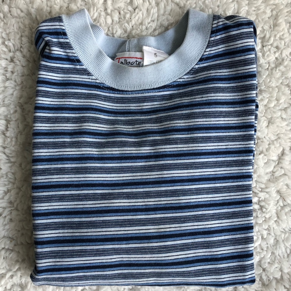 Talbots Kids tee, long sleeve, 100% cotton sz 5